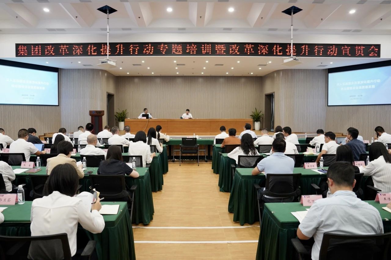 省尊龍凱時(shí)集團(tuán)召開改革深化提升行動(dòng)專題培訓(xùn)暨改革深化提升行動(dòng)宣貫會